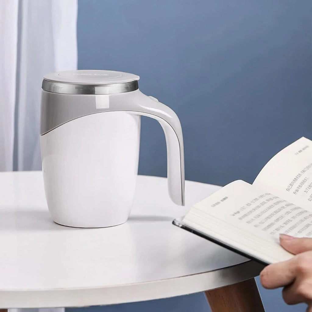 Taza magnética automática con carga USB detalle – Mil Ideas