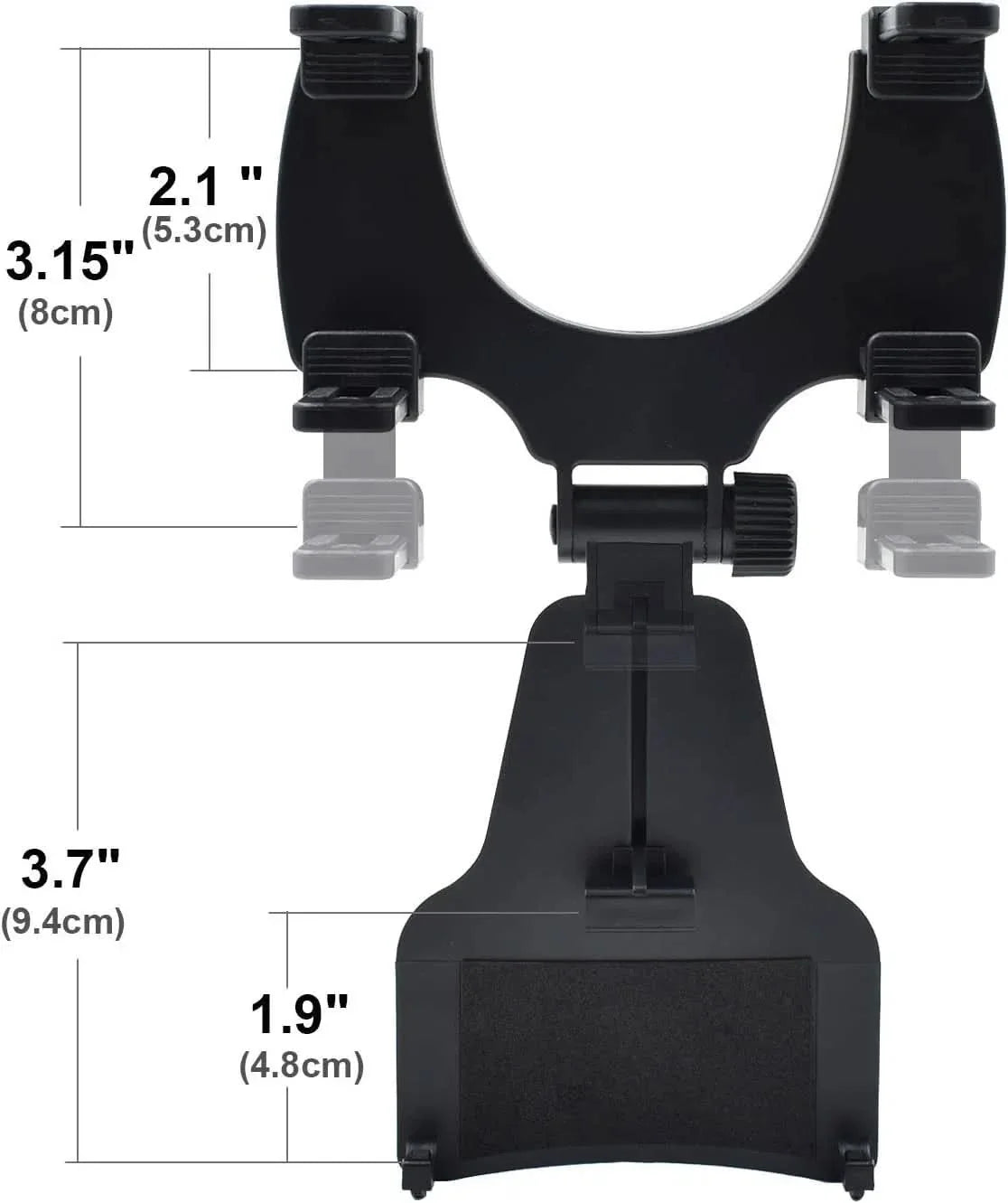 Soporte de celular para auto espejo retrovisor vista adicional – Mil Ideas