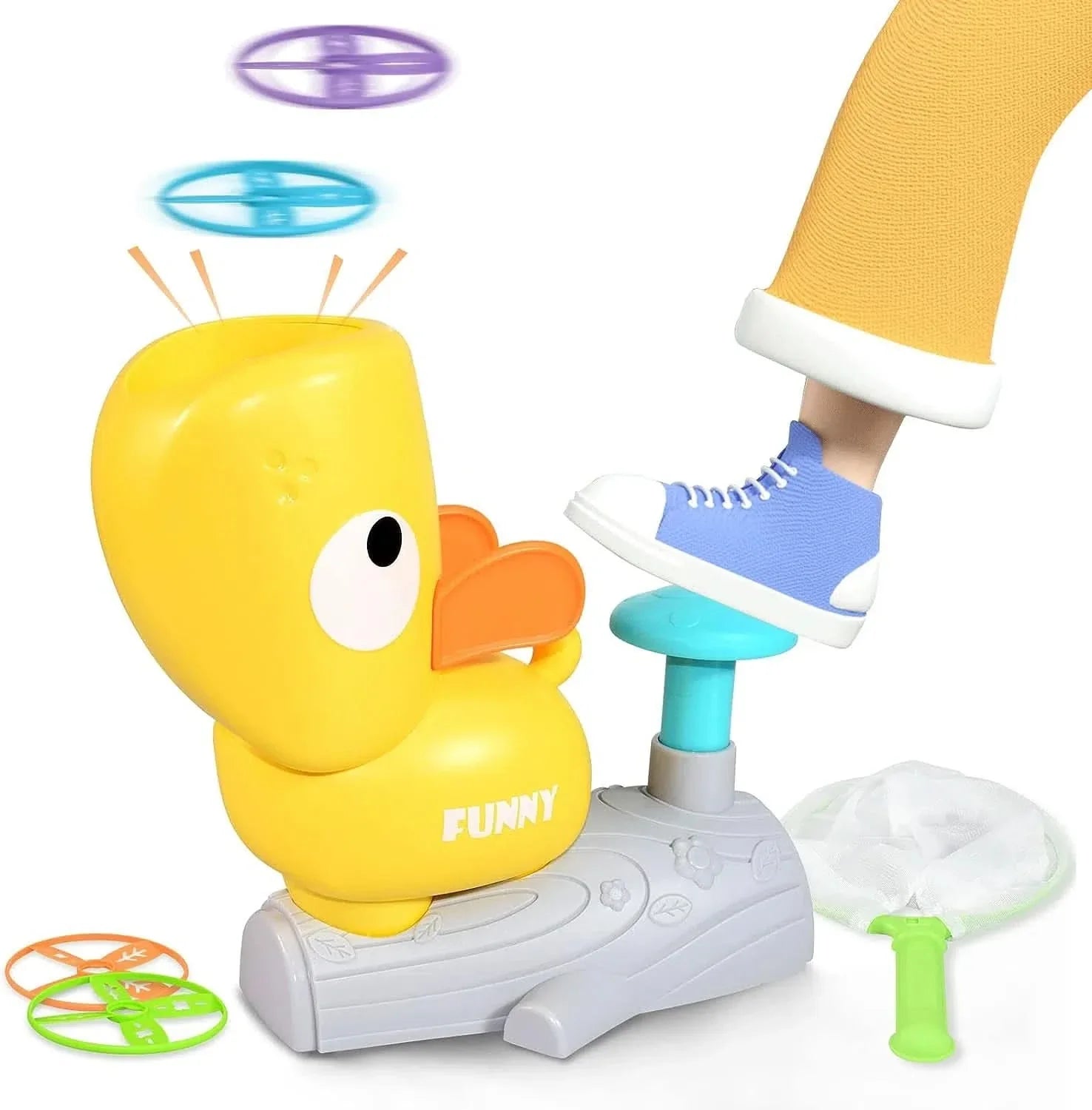Juguete pato lanzador vista adicional – Mil Ideas