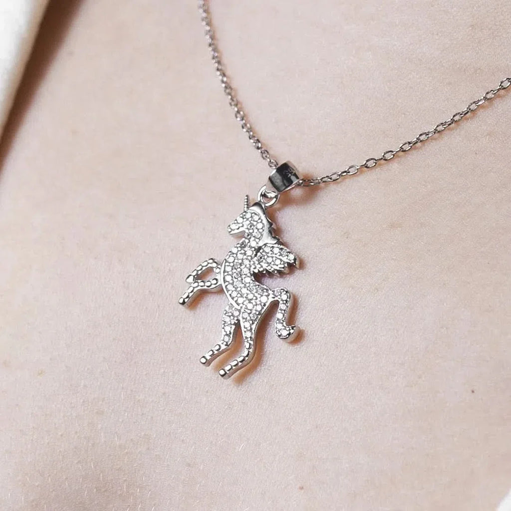 Colgante Unicornio Plata 925 vista adicional – Mil Ideas
