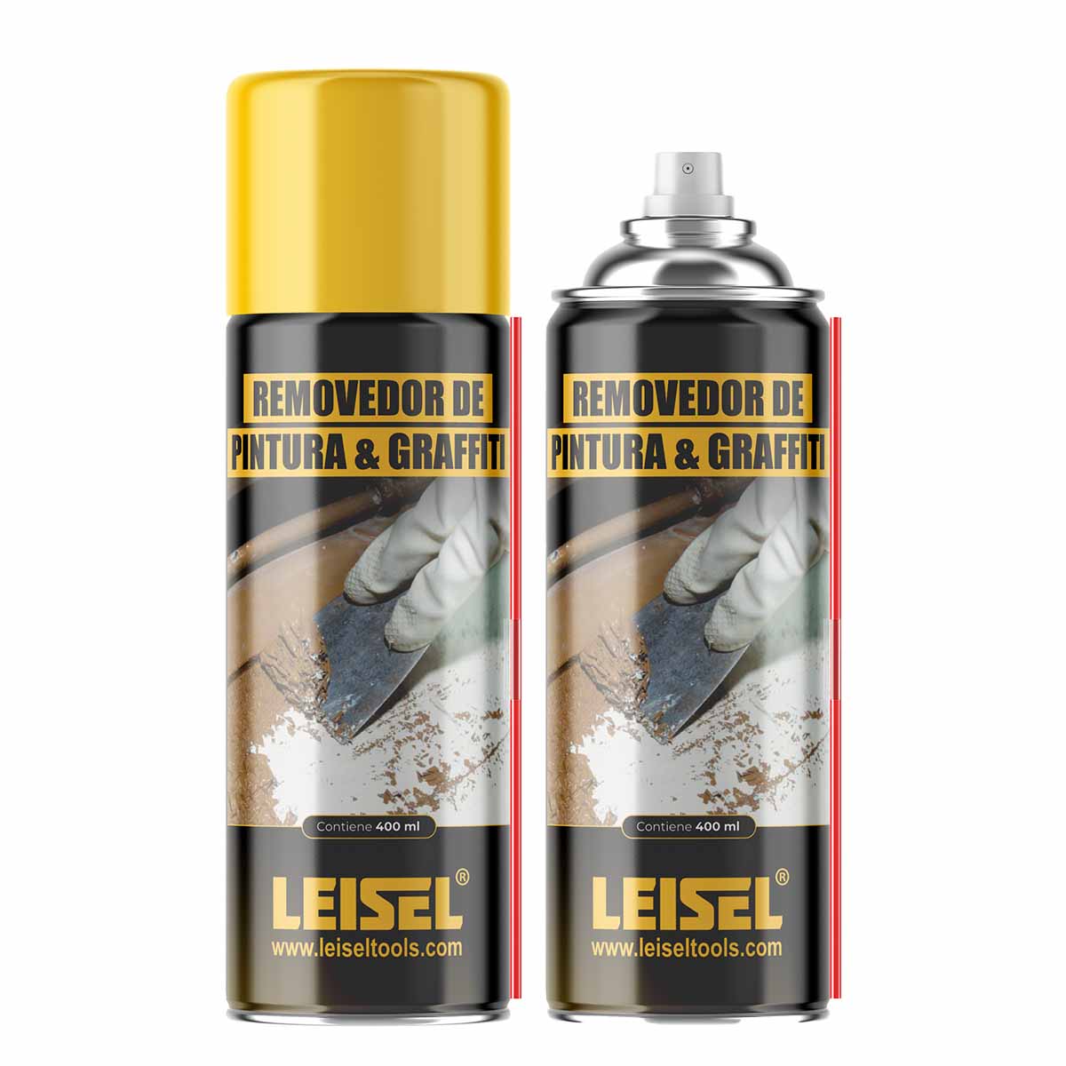 Spray Removedor de Pintura y Graffiti Leisel 450ml vista adicional – Mil Ideas