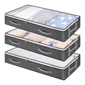 Set de 3 bolsas organizadoras bajo cama con cierre – Mil Ideas