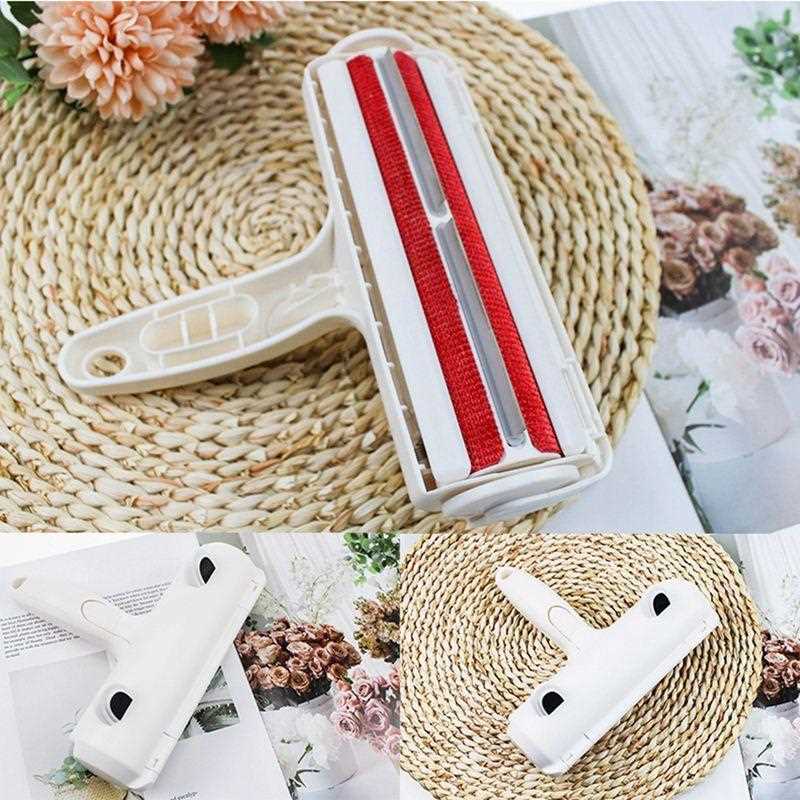 Roller anti-pelo de mascota en uso sobre ropa – Mil Ideas