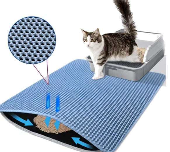 Esterilla recolectora de arena para gatos vista adicional – Mil Ideas
