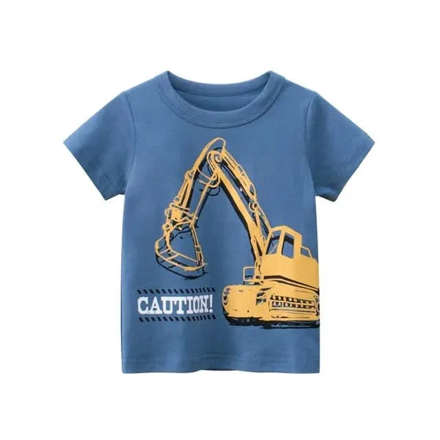 Camiseta retroexcavadora para niño – Mil Ideas