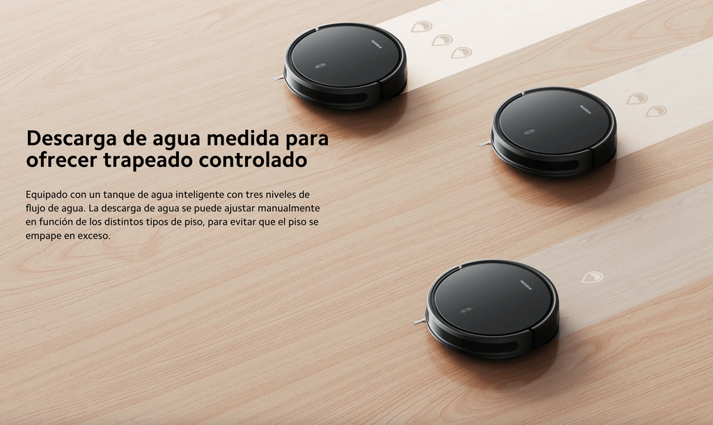 Aspiradora Xiaomi Robot Vacuum E10C negra vista adicional – Mil Ideas