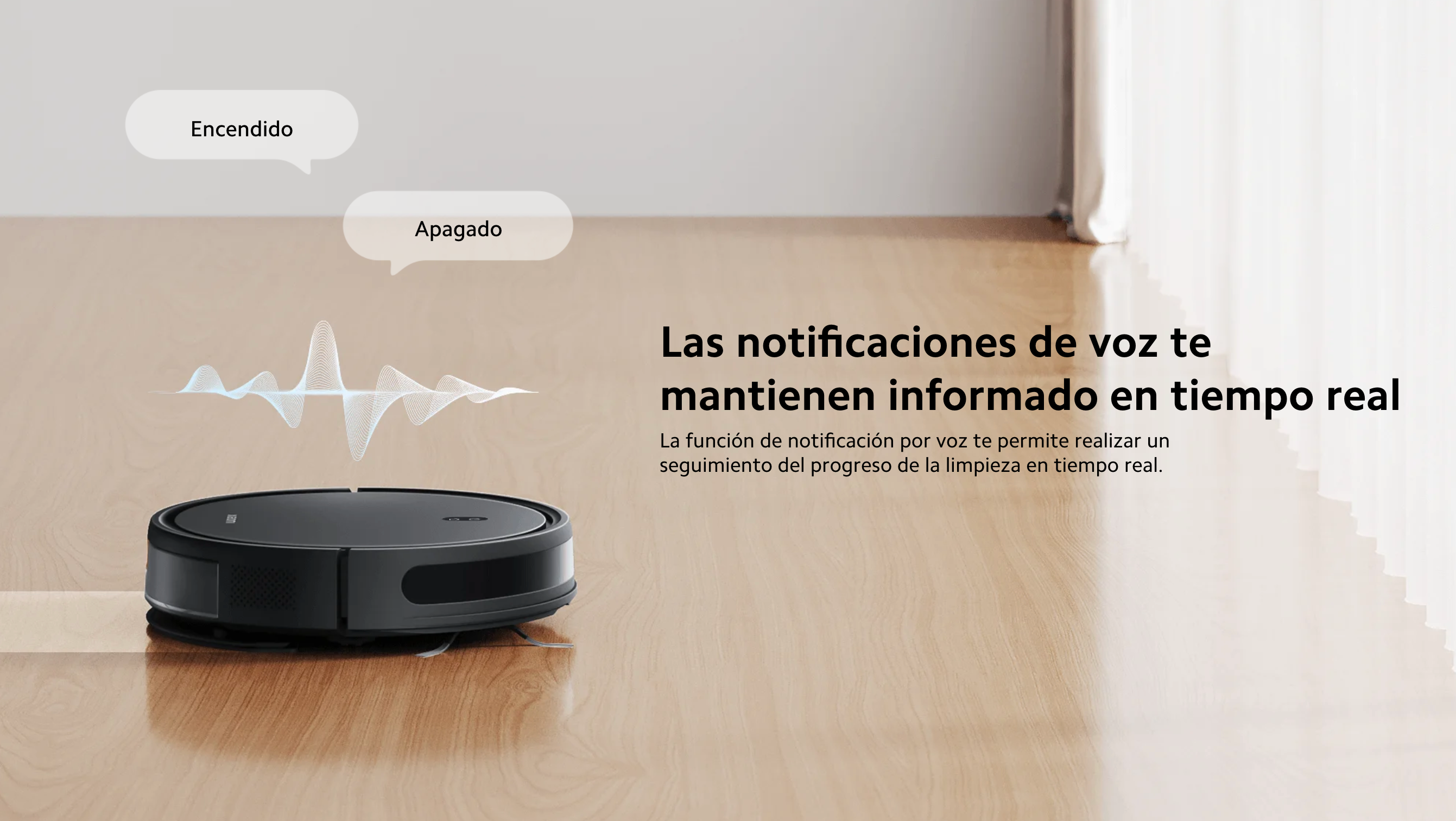 Aspiradora Xiaomi Robot Vacuum E10C negra vista adicional – Mil Ideas