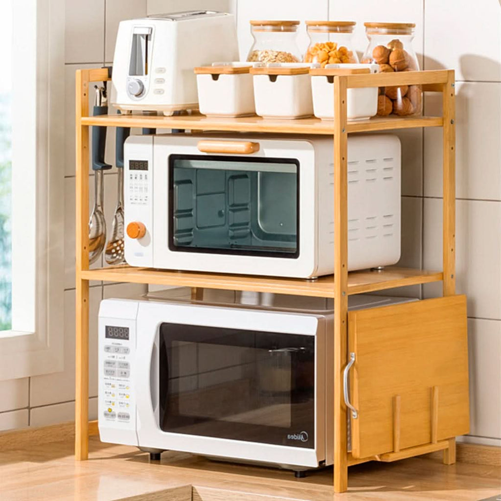 Organizador de Cocina 2 Estante de Bambú Mil Ideas