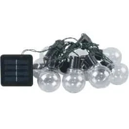 Guirnalda LED exterior 10 luces blancas en uso – Mil Ideas