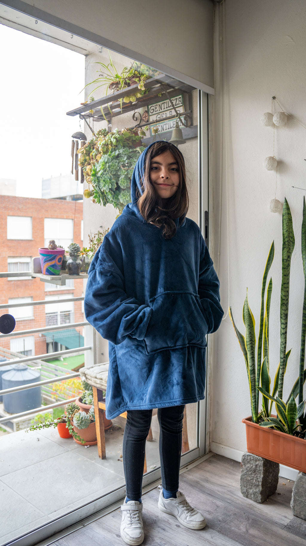 Hoodie Niños Polar con Capucha Marca Wilma