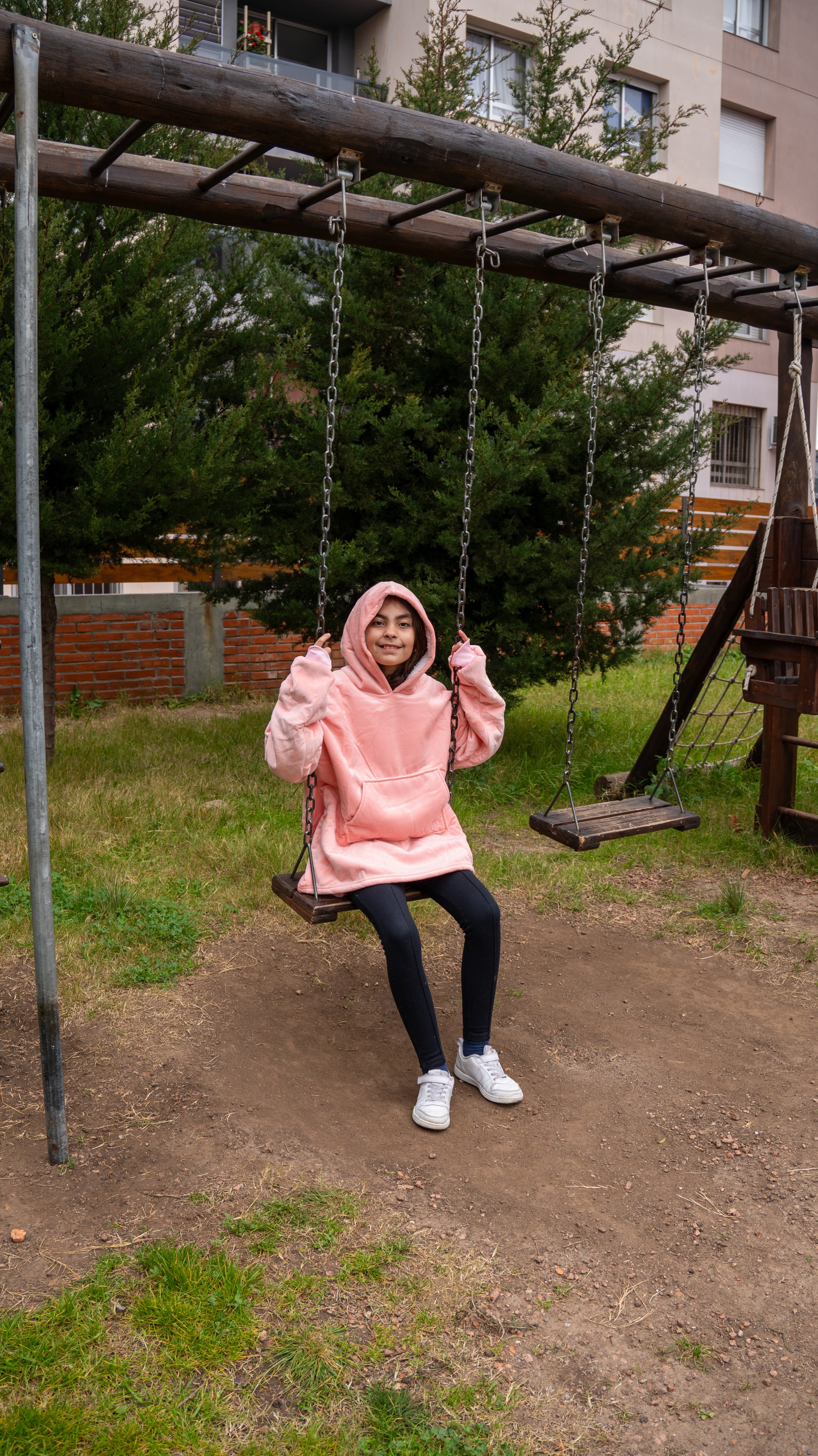Hoodie Niños Polar con Capucha Marca Wilma