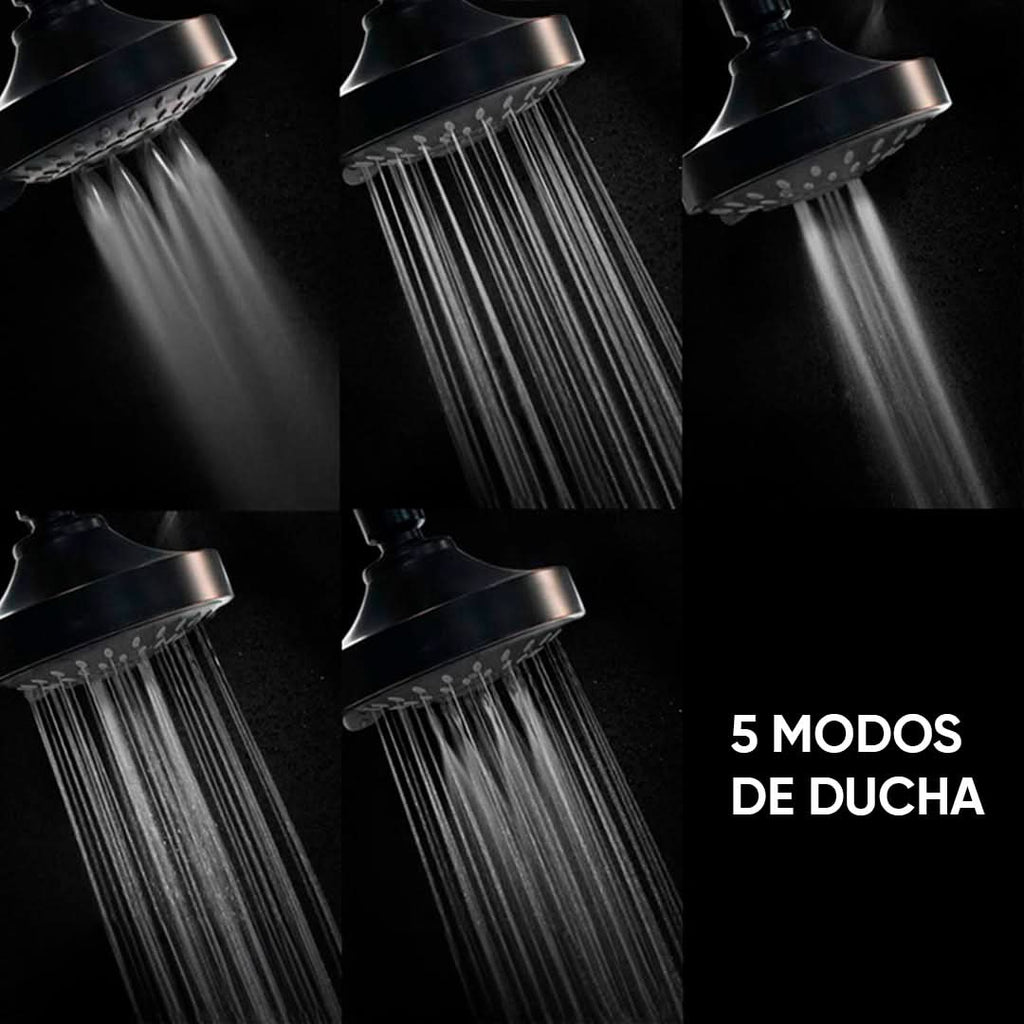 Cabezal de ducha Vastar 5 modos Slim detalle – Mil Ideas