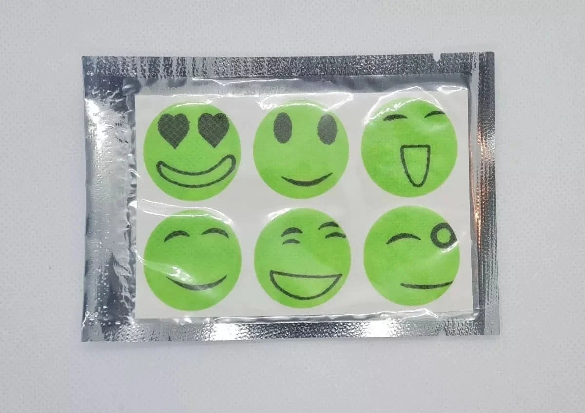 Pack parches carita repelentes vista adicional – Mil Ideas