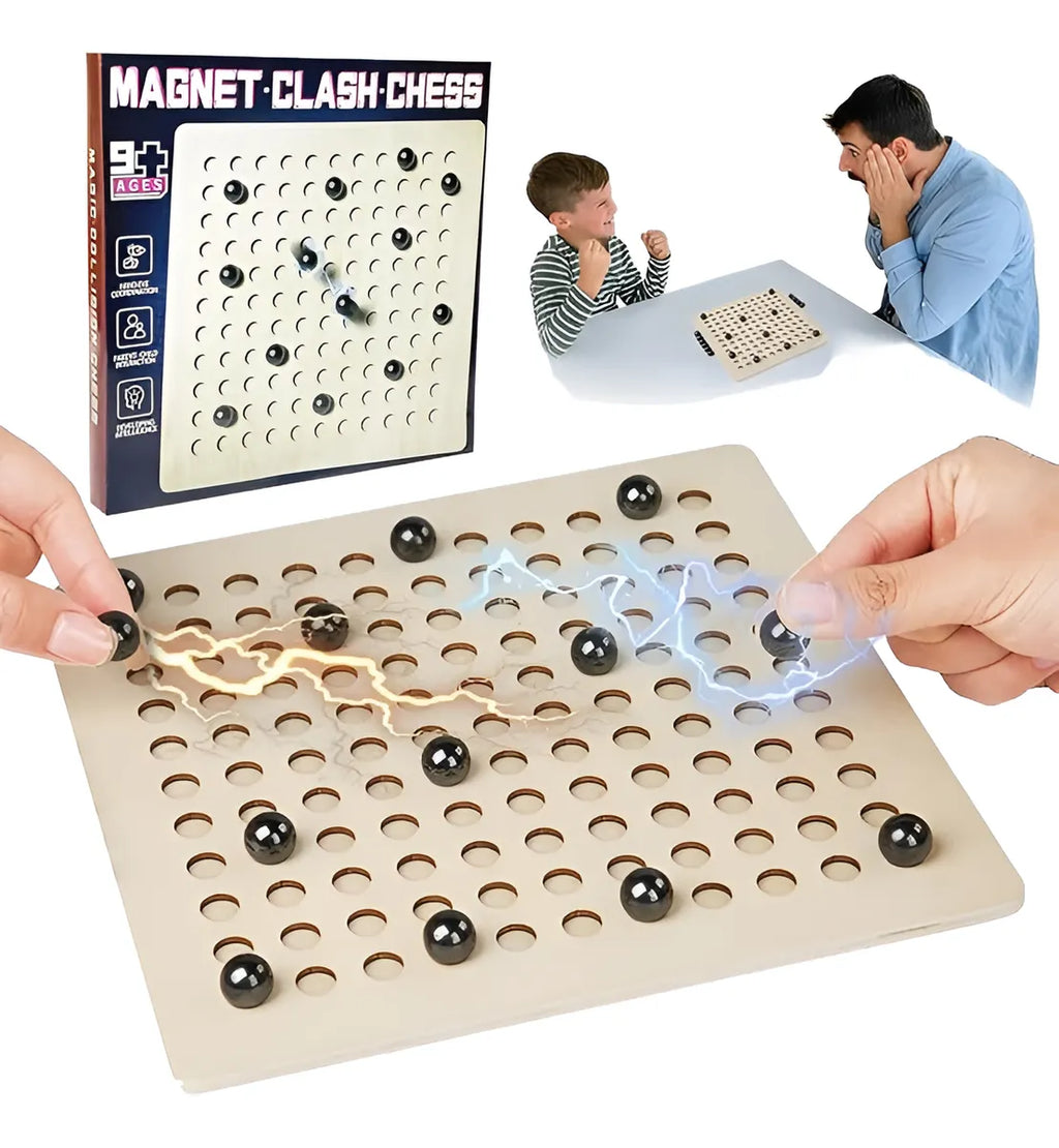 Juego de Ajedrez Magnético Magnet Clash vista adicional – Mil Ideas