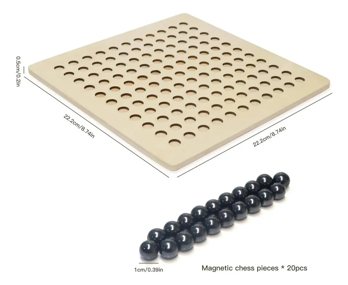 Juego de Ajedrez Magnético Magnet Clash vista adicional – Mil Ideas