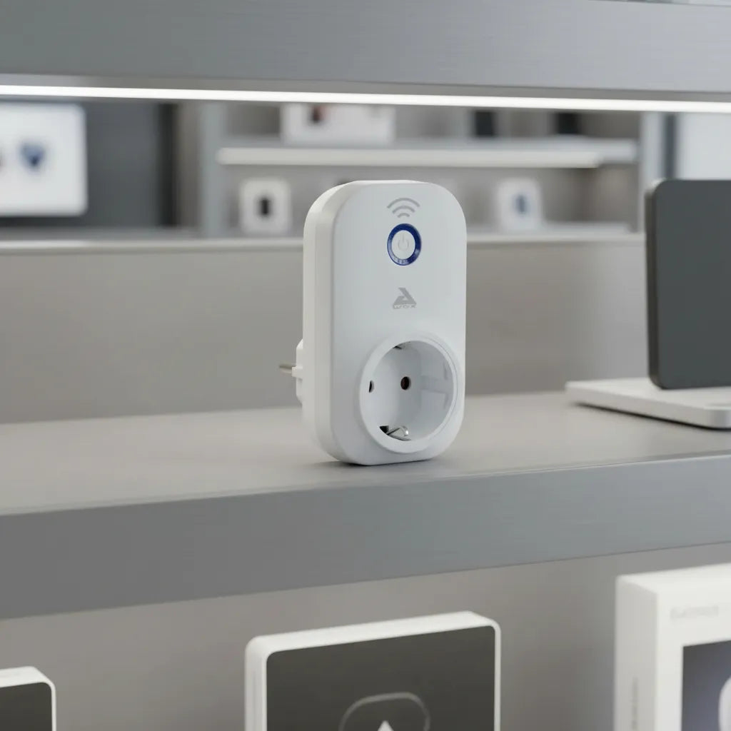 Enchufe inteligente Bluetooth Smart AWOX by EGLO 10A en uso – Mil Ideas