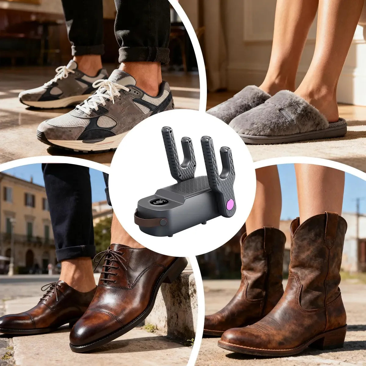 Secador de Calzado Guantes y Championes con Timer en uso – Mil Ideas