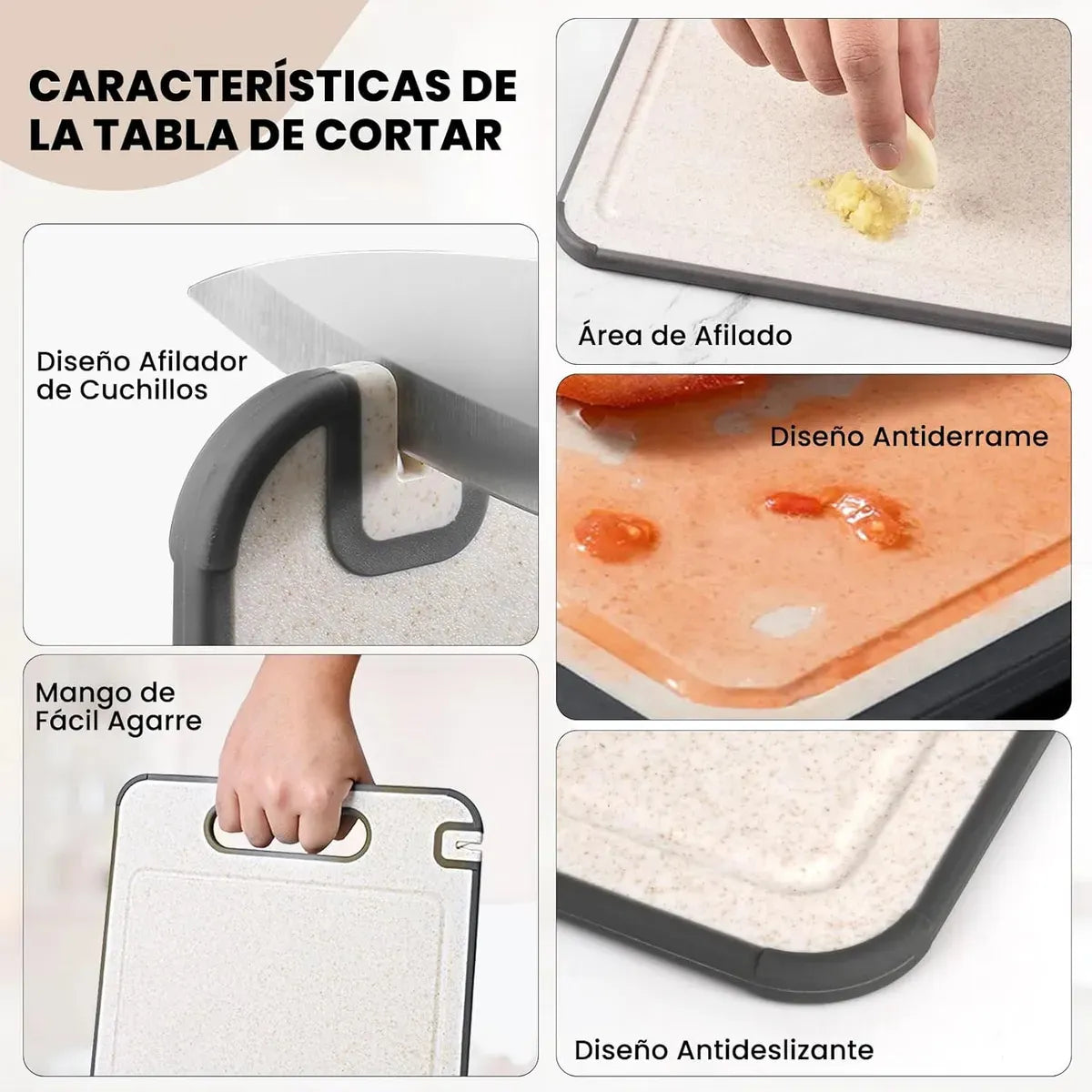 Tabla de Cortar Multifuncional Acero vista adicional – Mil Ideas