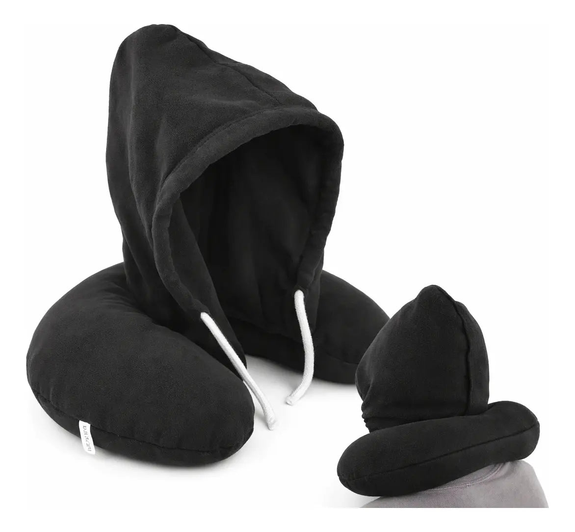 Almohada de viaje con capucha – Mil Ideas
