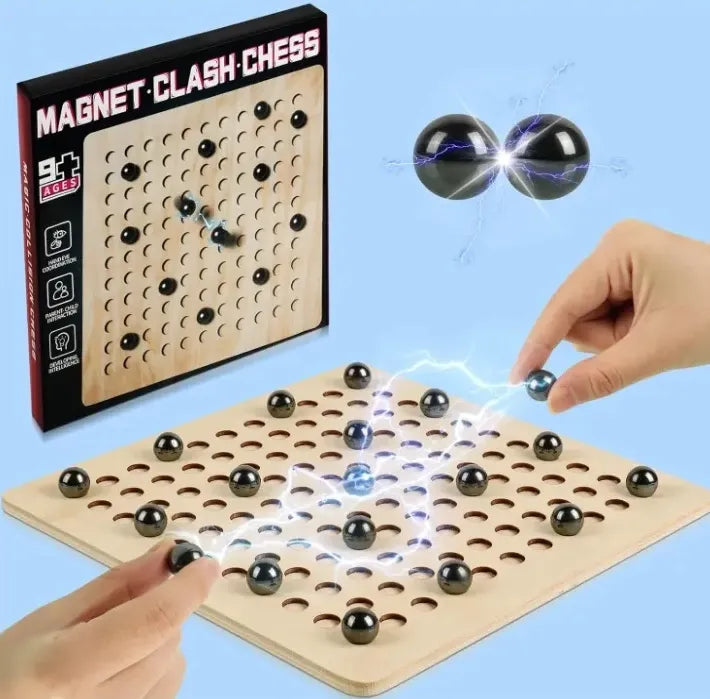 Juego de Ajedrez Magnético Magnet Clash vista adicional – Mil Ideas