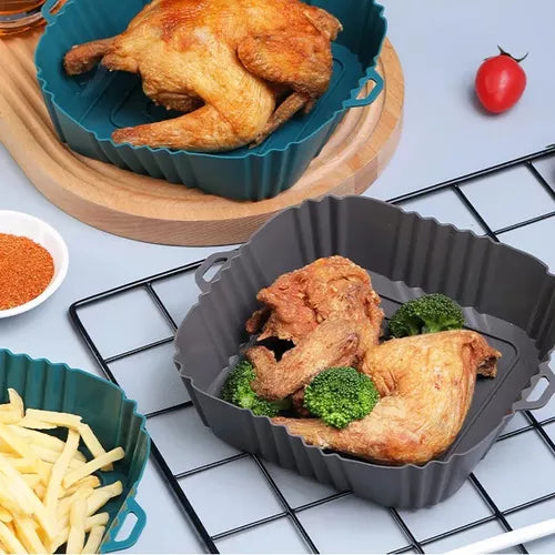 Bandeja de Silicona para Air Fryer Eléctrica – Mil Ideas