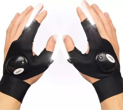Guantes linternas LED detalle – Mil Ideas