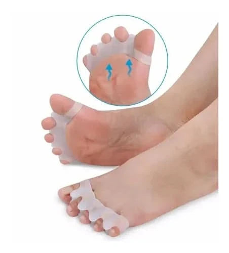Separador de dedos de silicona blanco vista adicional – Mil Ideas