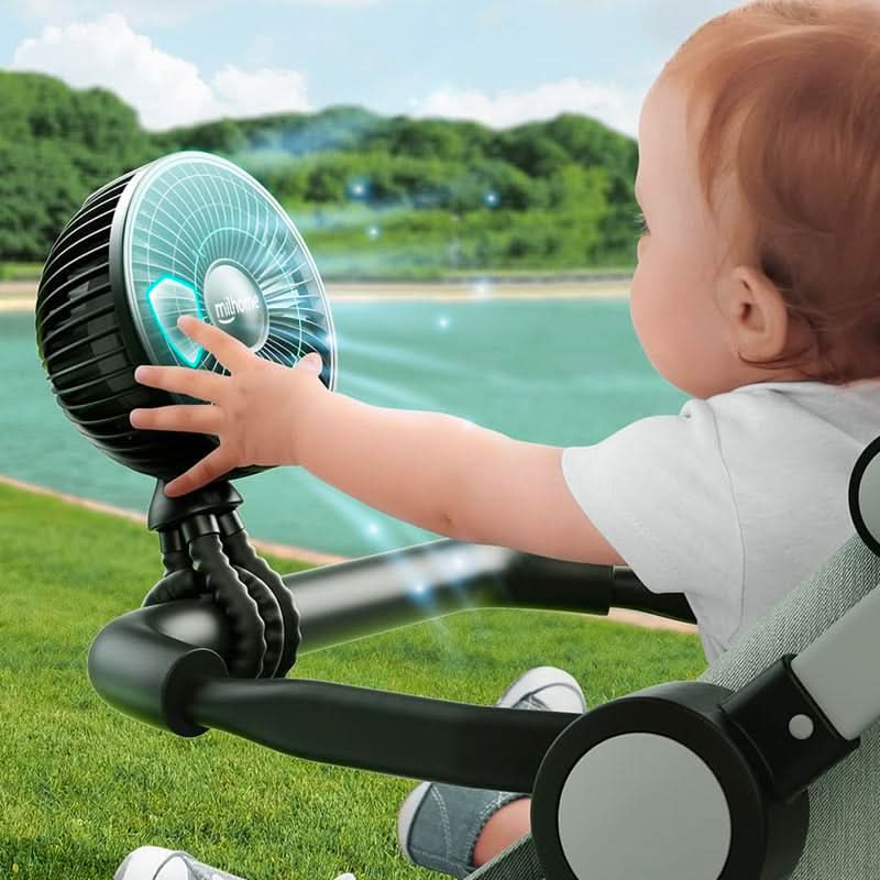 Ventilador Flexcool detalle del cabezal flexible – Mil Ideas