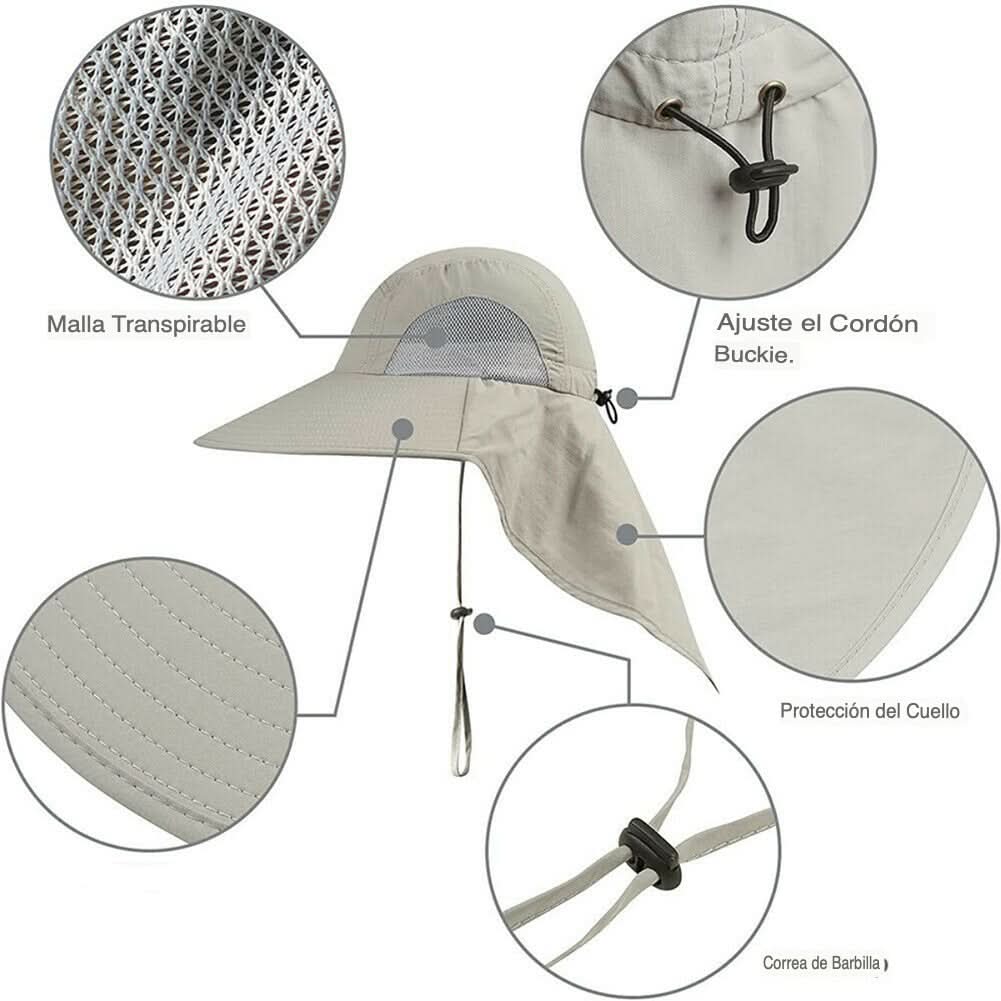 Sombrero con solapa vista adicional – Mil Ideas