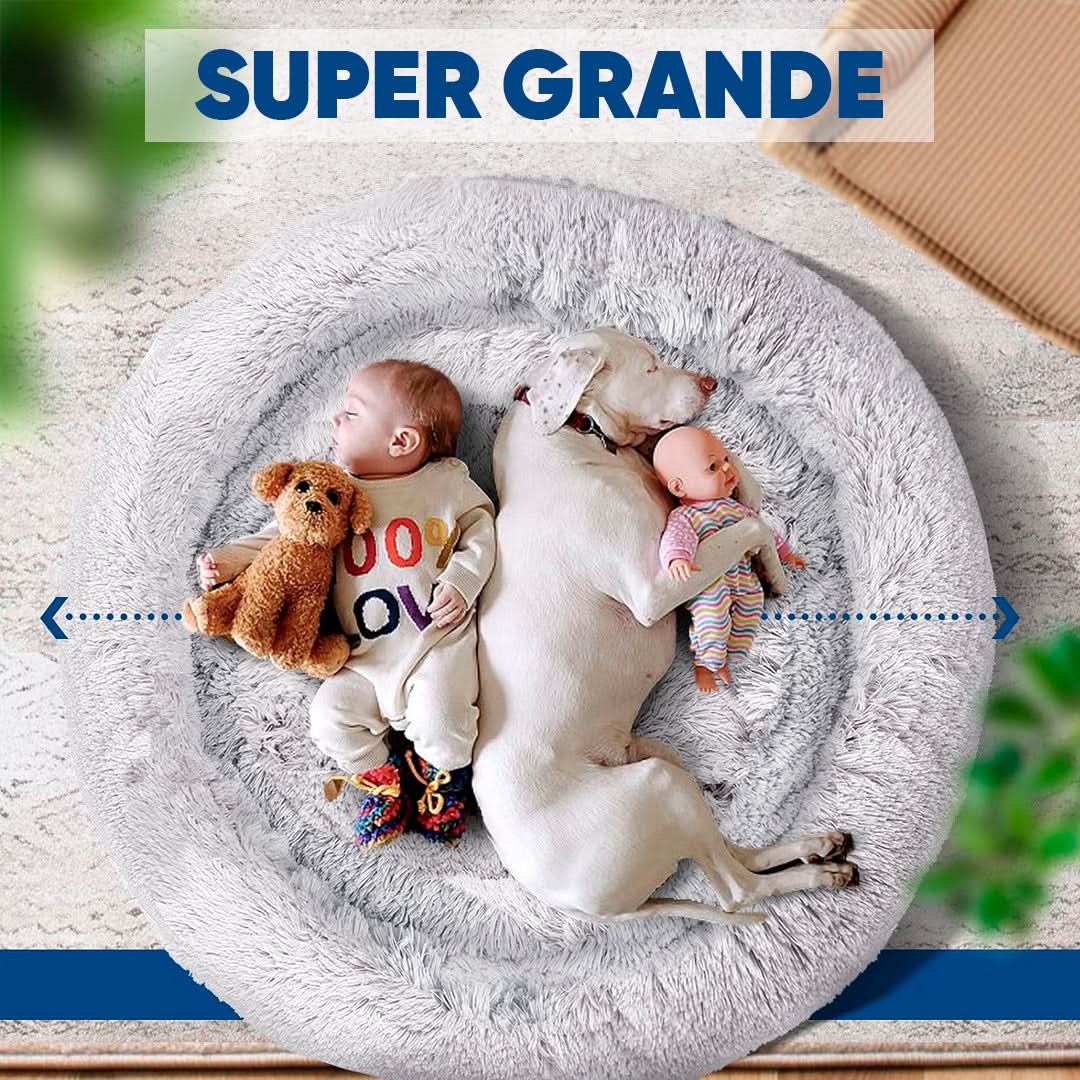 Cama puff MimoPaws para mascotas en uso – Mil Ideas