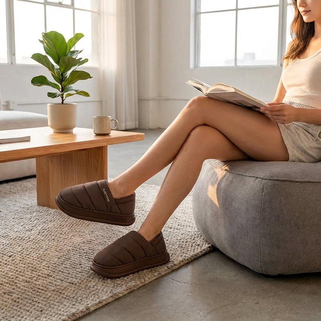 Pantufla Queey Home vista adicional suela antideslizante – Mil Ideas