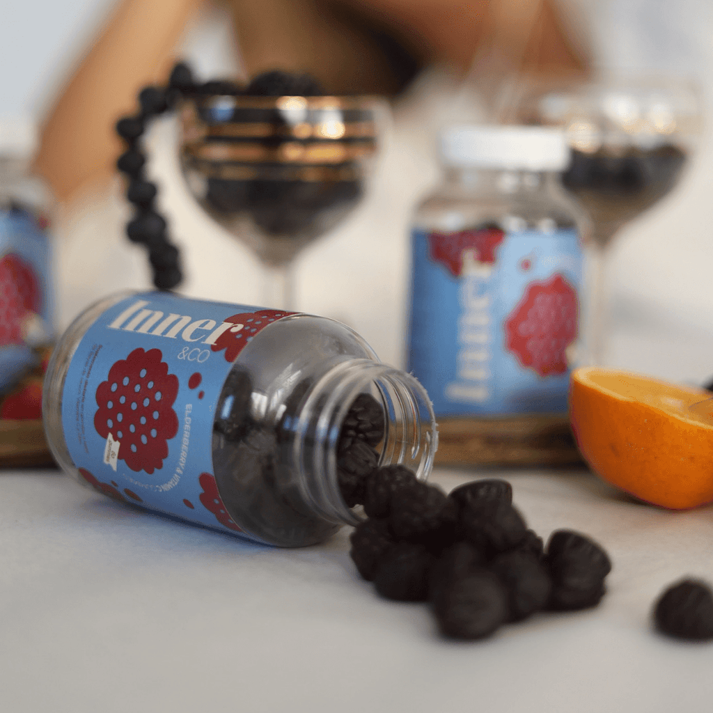 Gomitas de saúco con vitamina C Inner en uso – Mil Ideas