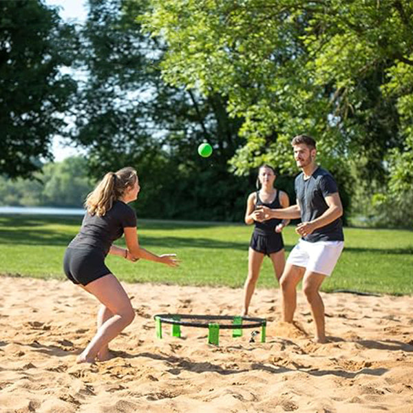 SpikeBall Juego de Rebote 3 Pelotas más Red vista adicional – Mil Ideas