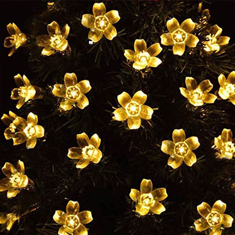 Luces solares decorativas flores de noche vista adicional – Mil Ideas