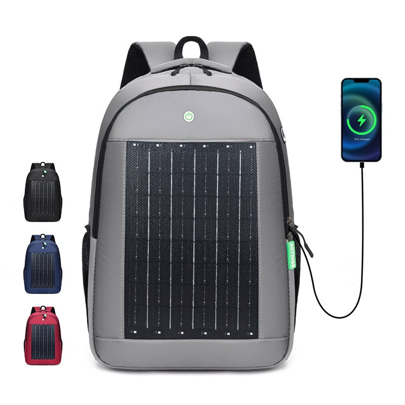 Mochila Camping con Panel Solar Integrado – Mil Ideas