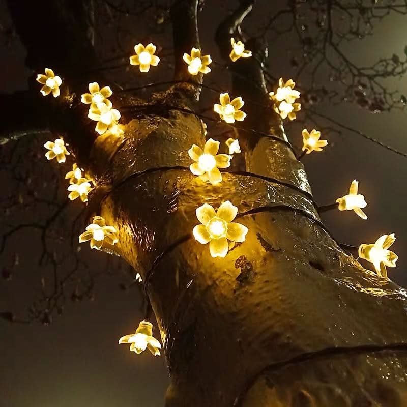 Luces decorativas solares flores jardín vista adicional – Mil Ideas