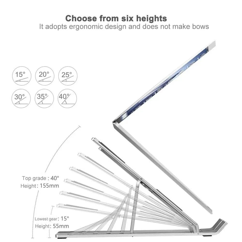 Soporte Plegable de Aluminio para Notebook vista adicional – Mil Ideas