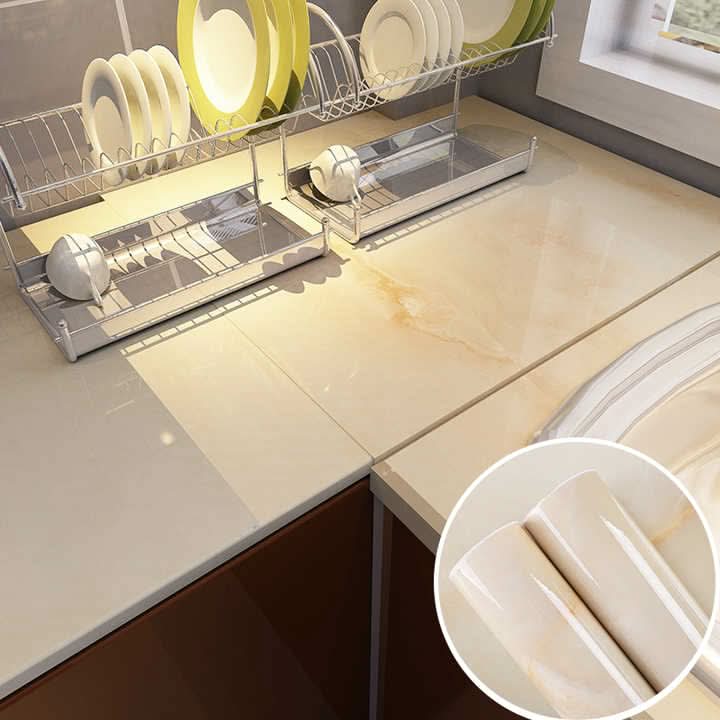 Papel Adhesivo Simil Marmol Impermeable Mil Ideas 10mts