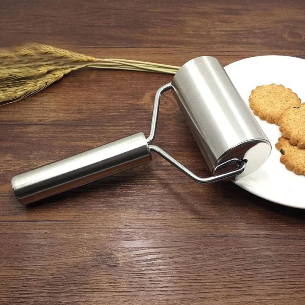 Rodillo de acero inoxidable para amasado – Mil Ideas