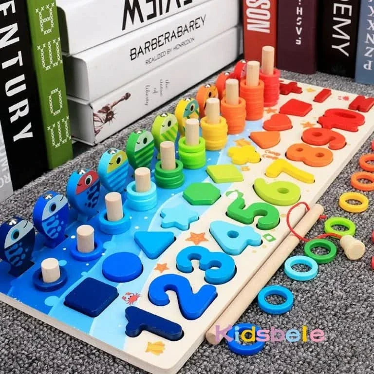 Tablero educativo de madera en uso – Mil Ideas