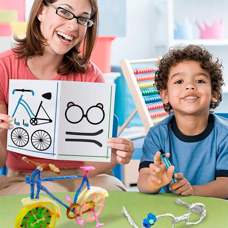 Libro de Dibujo para Lápiz 3D con 40 Patrones detalle – Mil Ideas