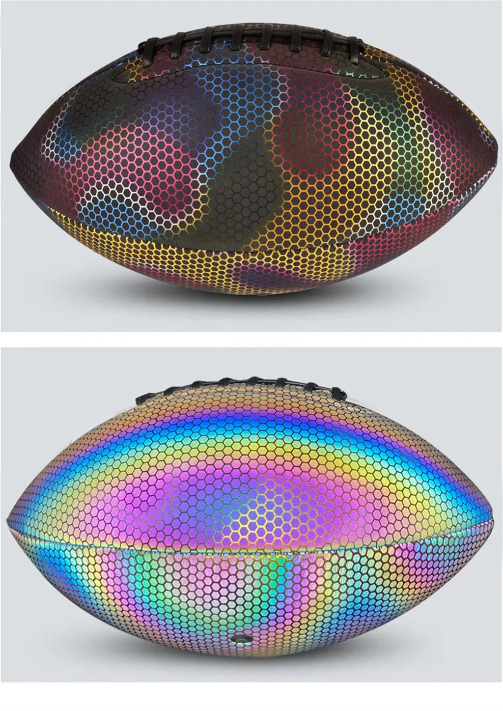 Pelota de fútbol americano reflectiva Luminus vista adicional – Mil Ideas