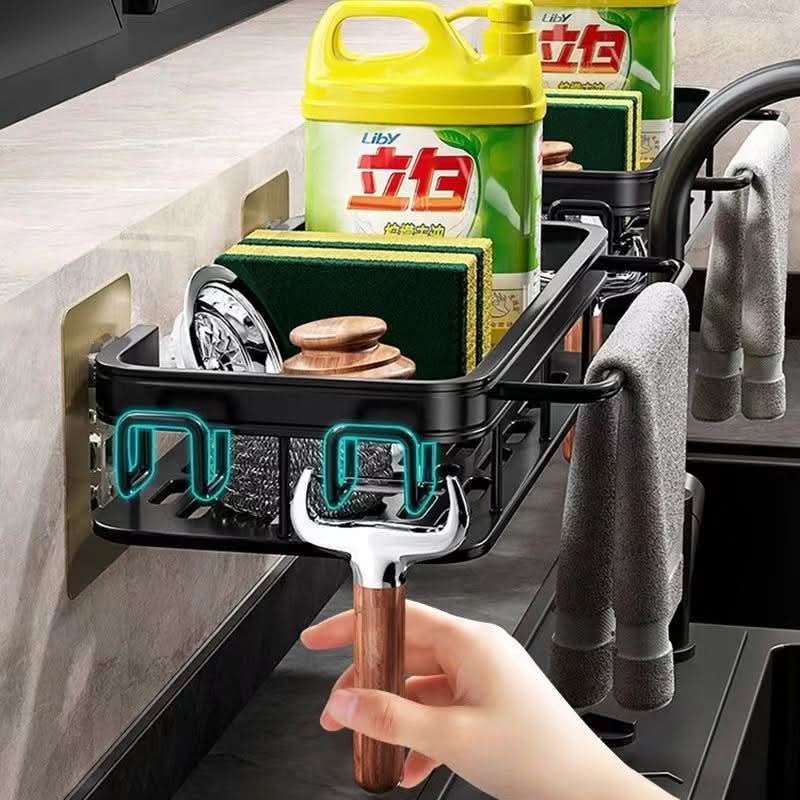 Estante colgante con escurridor para cocina vista adicional – Mil Ideas
