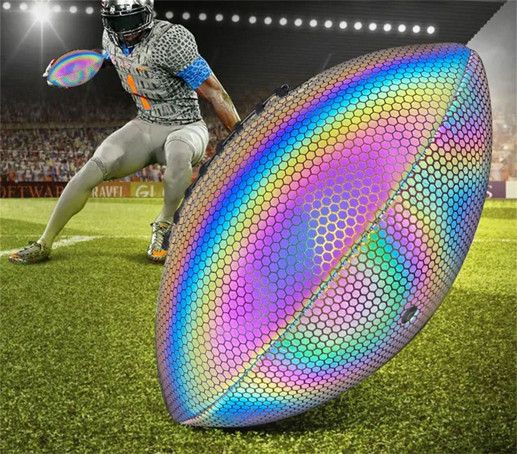 Pelota de fútbol americano reflectiva Luminus vista adicional – Mil Ideas