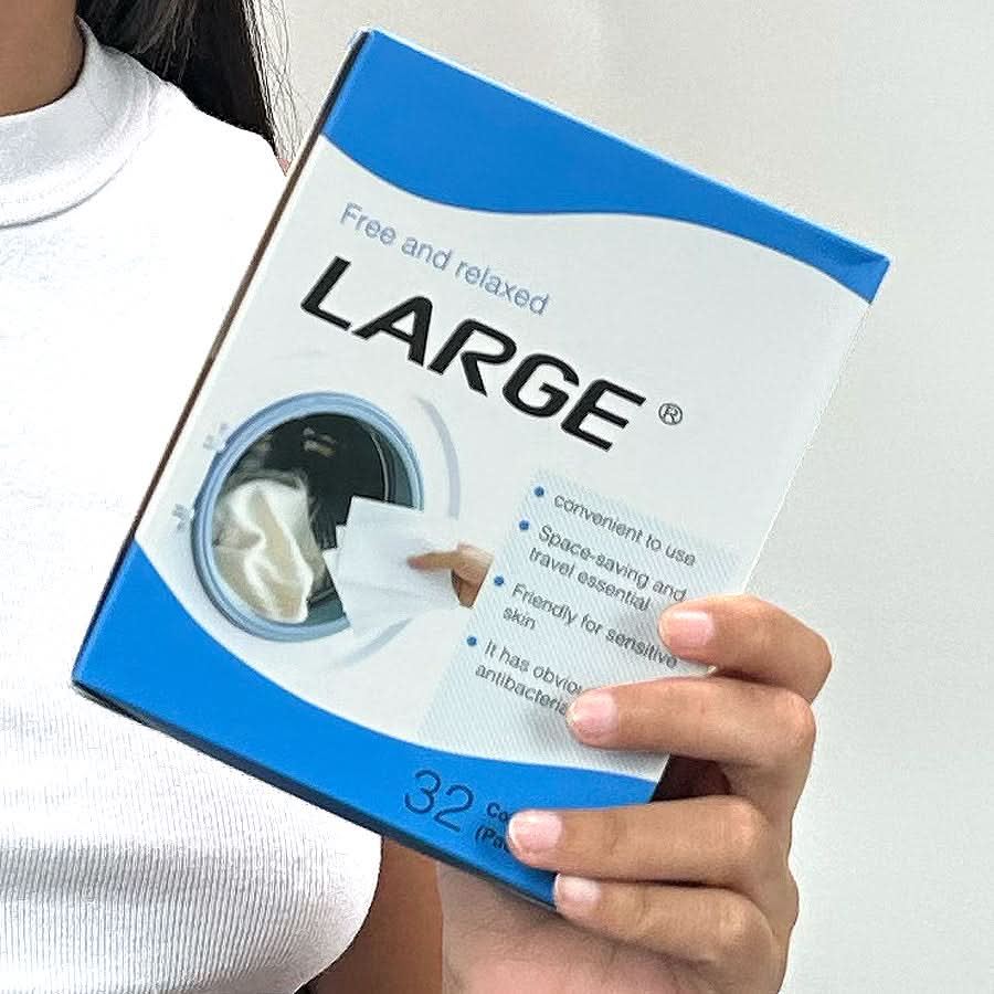 32 hojas de detergente ecológico para ropa Large – Mil Ideas