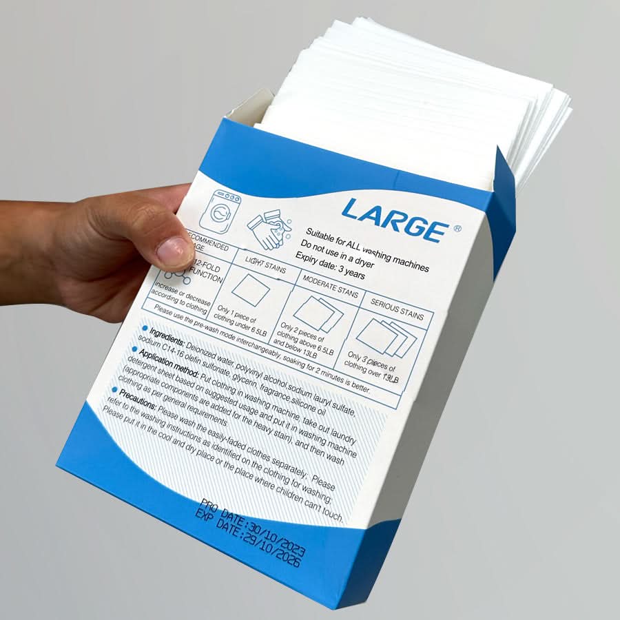 Hojas de detergente ecológico para ropa vista adicional – Mil Ideas