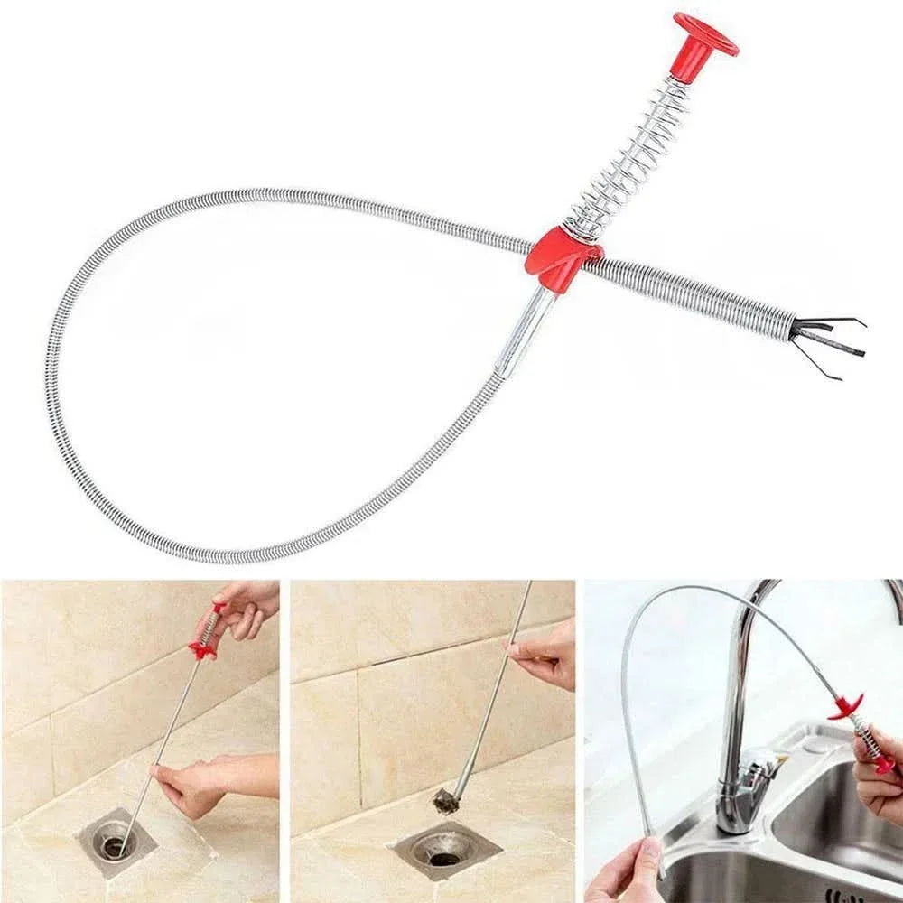 Destapador de tuberías flexible 150cm vista adicional – Mil Ideas
