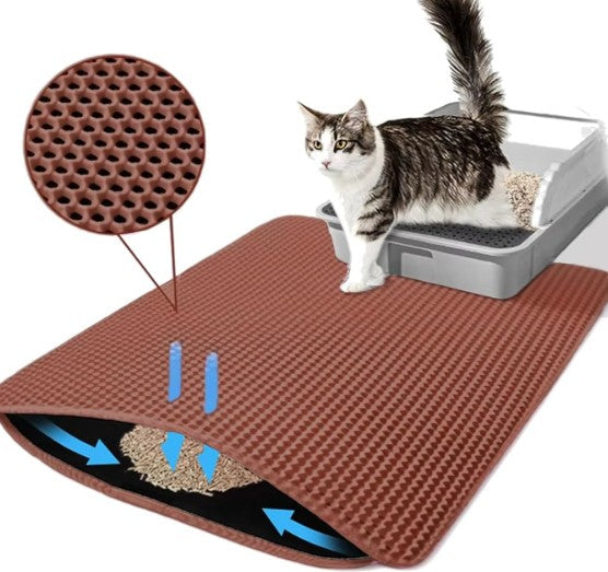 Esterilla recolectora de arena para gatos vista adicional – Mil Ideas