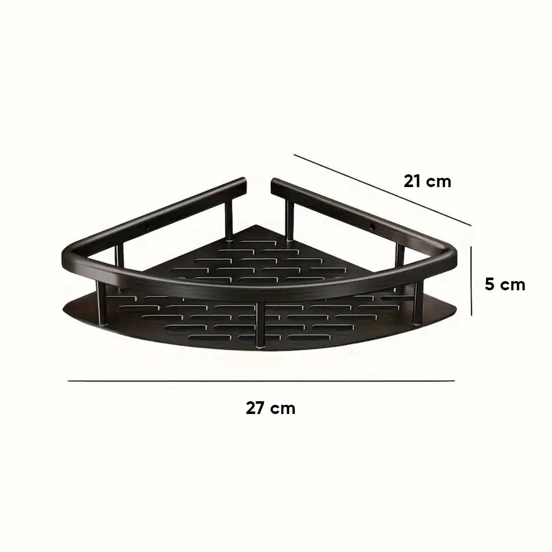 Esquinero de baño Avelino en aluminio vista adicional – Mil Ideas