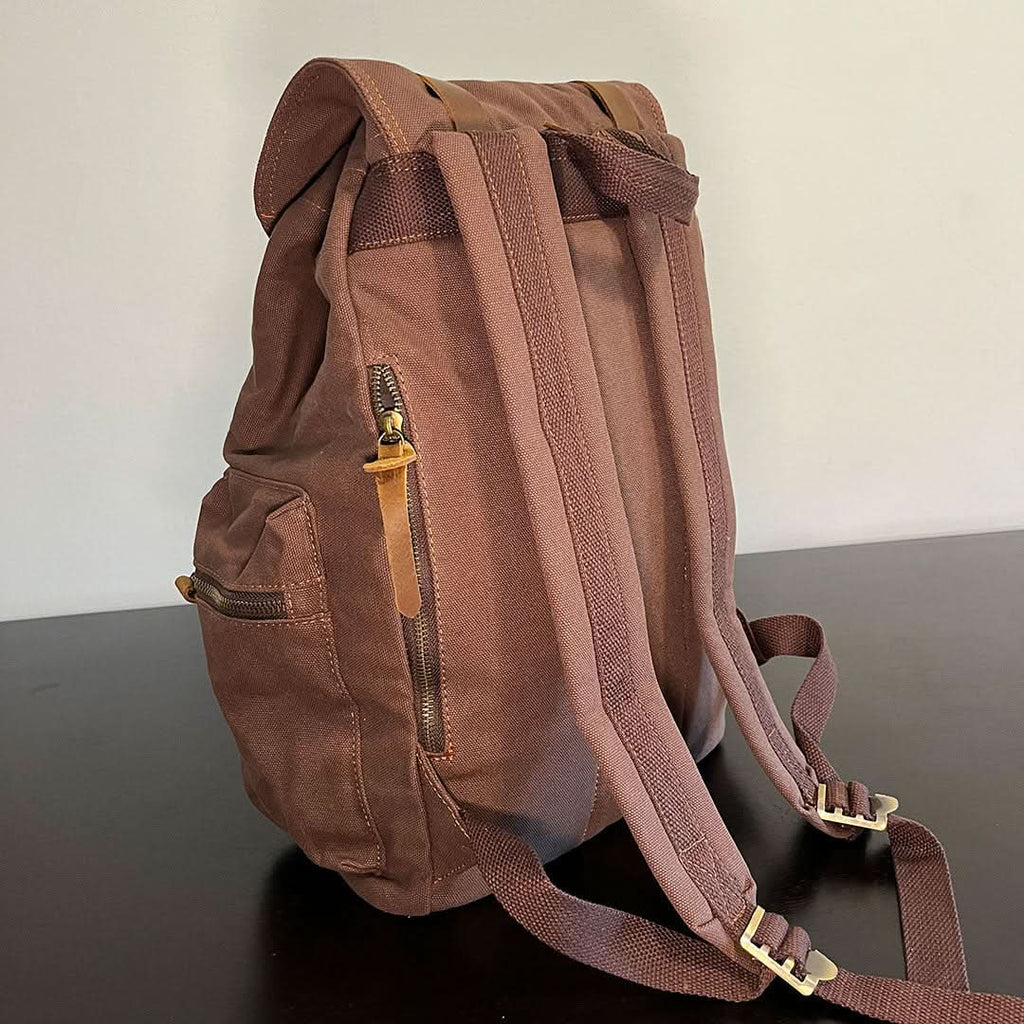 Mochila Kaukko vintage casual de lona vista adicional – Mil Ideas